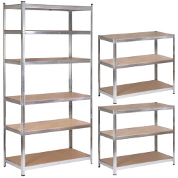 REGAŁ METALOWY 222x110x50 PÓŁKA MDF 900KG