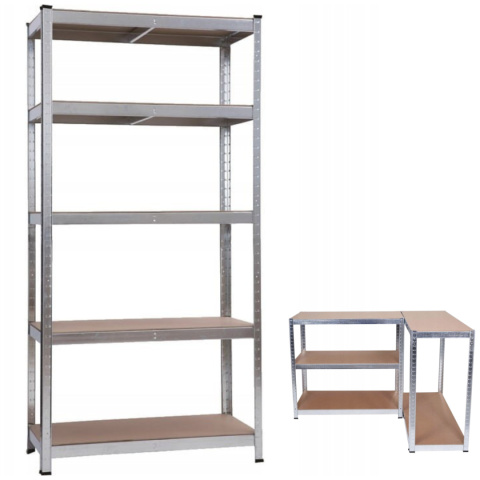 REGAŁ METALOWY 150x75x30 PÓŁKA MDF 875KG