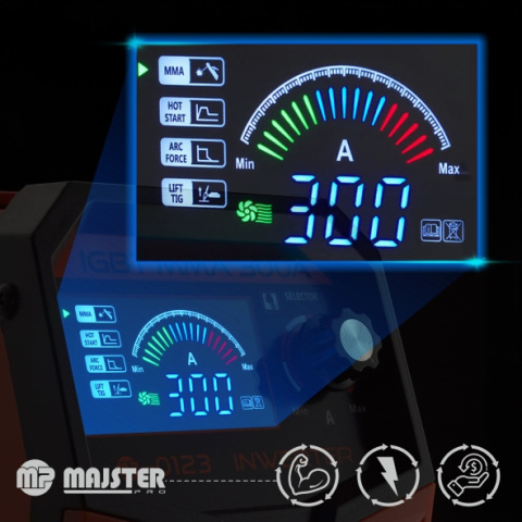 SPAWARKA INWERTOROWA MMA TIG IGBT NA ELEKTRODE 300A SPAWARKA INWERTOROWA MMA TIG IGBT NA ELEKTRODE 300A