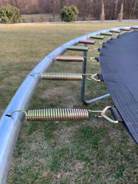 TRAMPOLINA OGRODOWA 8FT 252CM DLA DZIECI Z DRABINKĄ TRAMPOLINA OGRODOWA 8FT 252CM DLA DZIECI Z DRABINKĄ