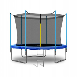 TRAMPOLINA OGRODOWA 10FT 312CM DLA DZIECI Z DRABINKĄ