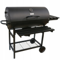 Duży Grill Ogrodowy Węglowy Z DUŻYM RUSZTEM 70x35 cm Beczka z Termometrem